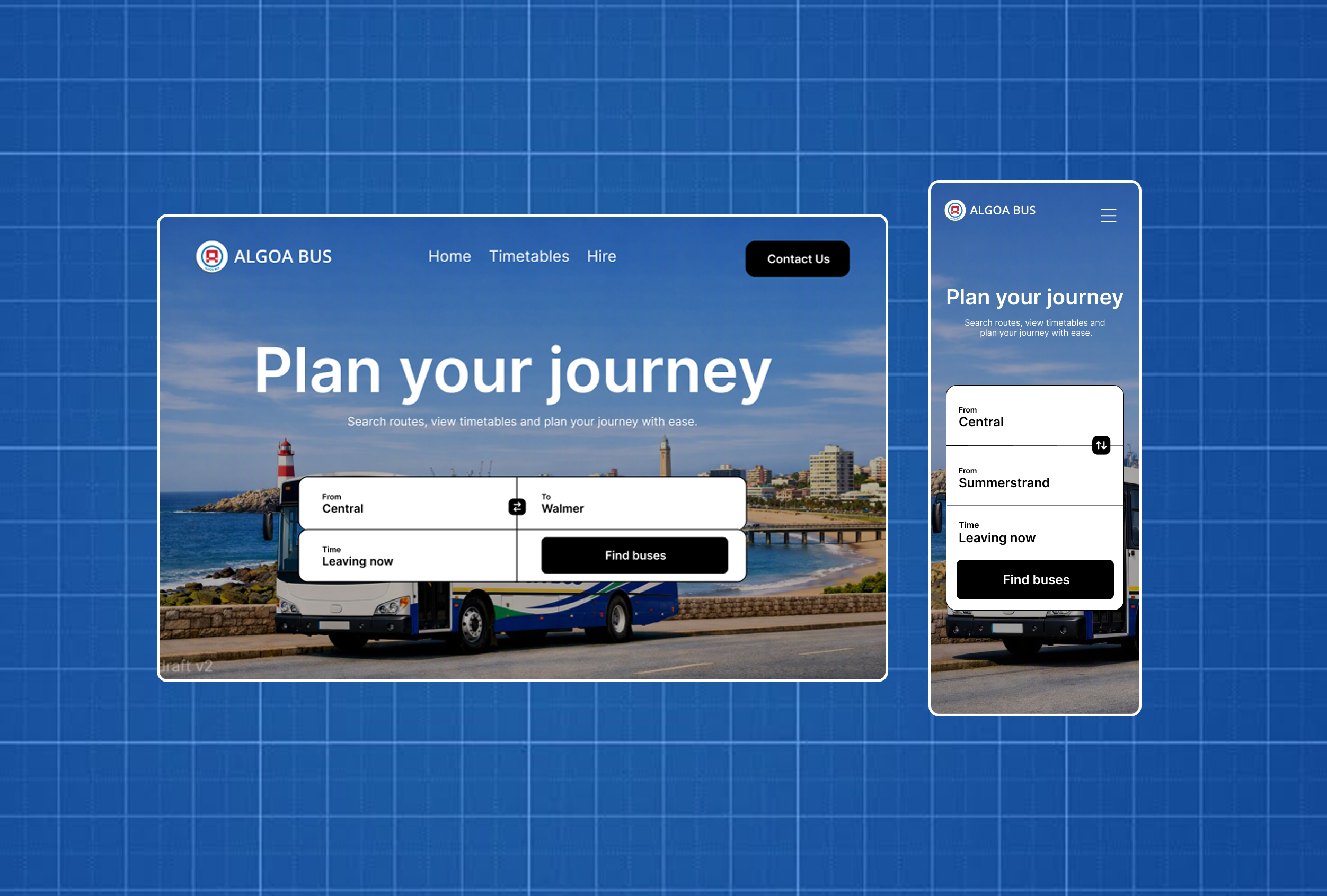 From 'ask a local' to 'search and go' — redesigning Algoa Bus's digital experience.
